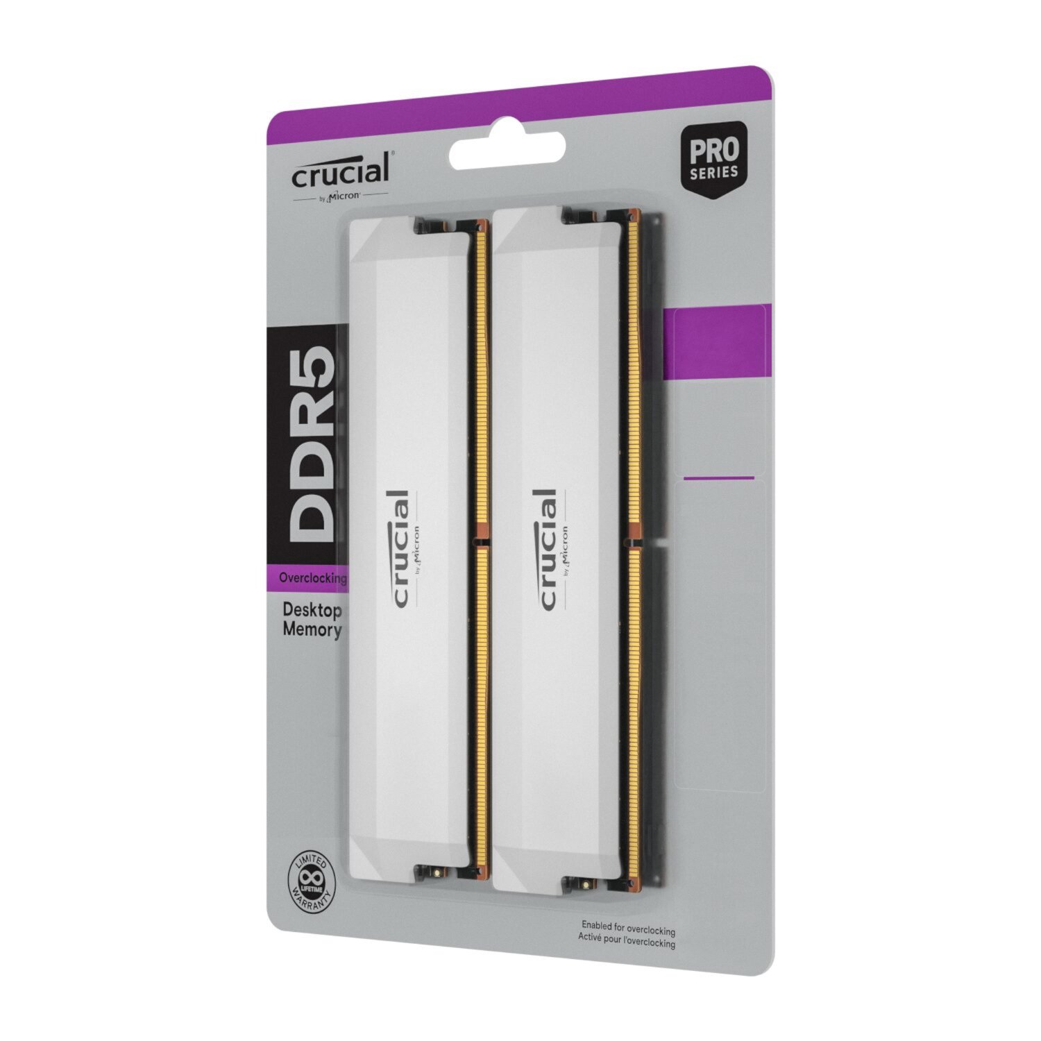 Crucial Pro DDR5 6400MHz 32GB Overclocking Memory Kit - White - Image 5