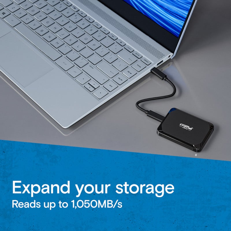 Crucial X9 1TB Type-C Portable SSD - Image 2