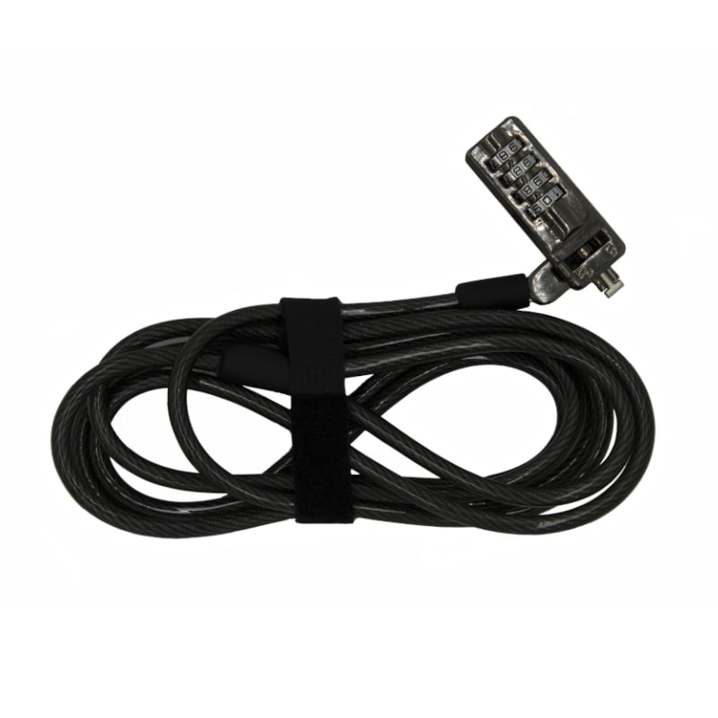 GIZZU 2m Slimline Combination Notebook and Ultrabook Cable Lock - Image 2