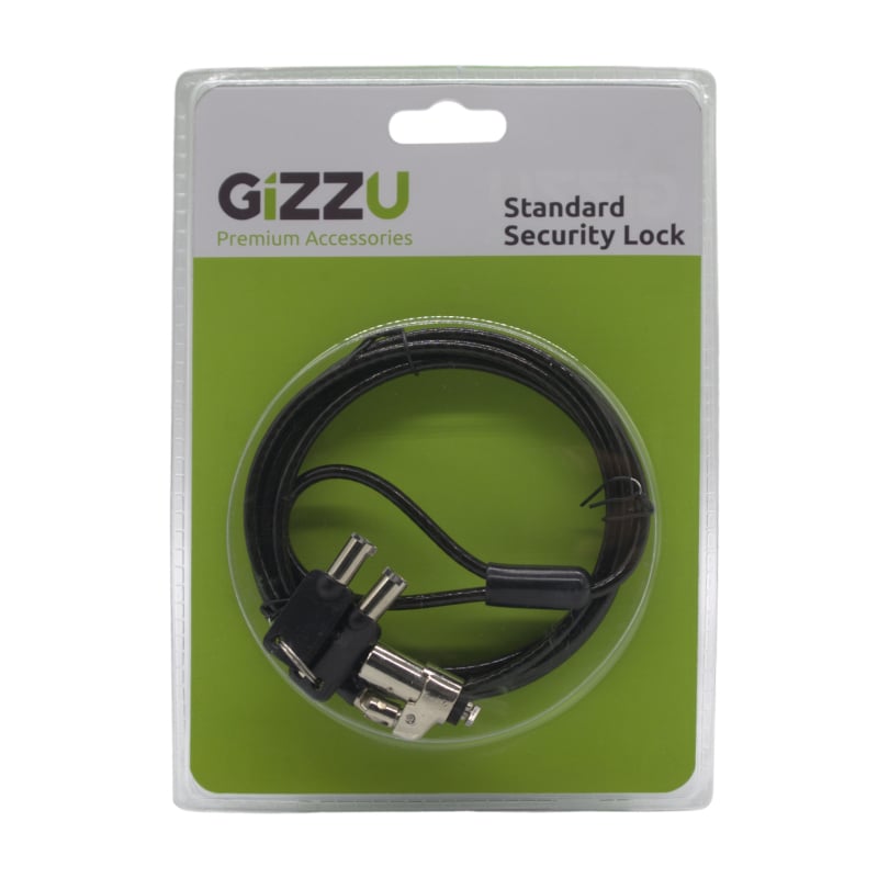 GIZZU 1.8m T-Bar Laptop Cable Lock Master Key Compatible - Image 2