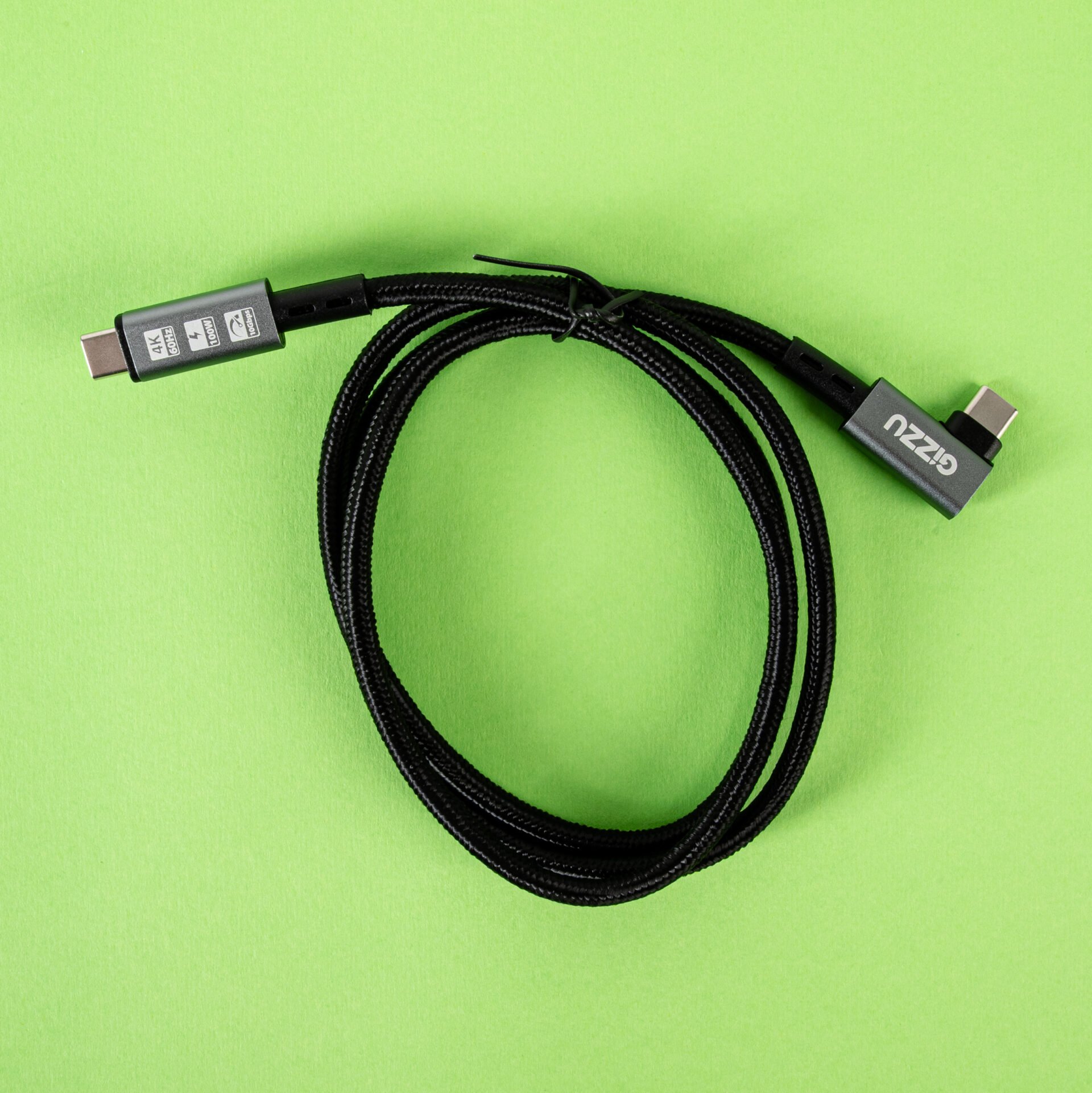 Gizzu 100W 10Gbps Type-C Angled 1m Cable - Image 4