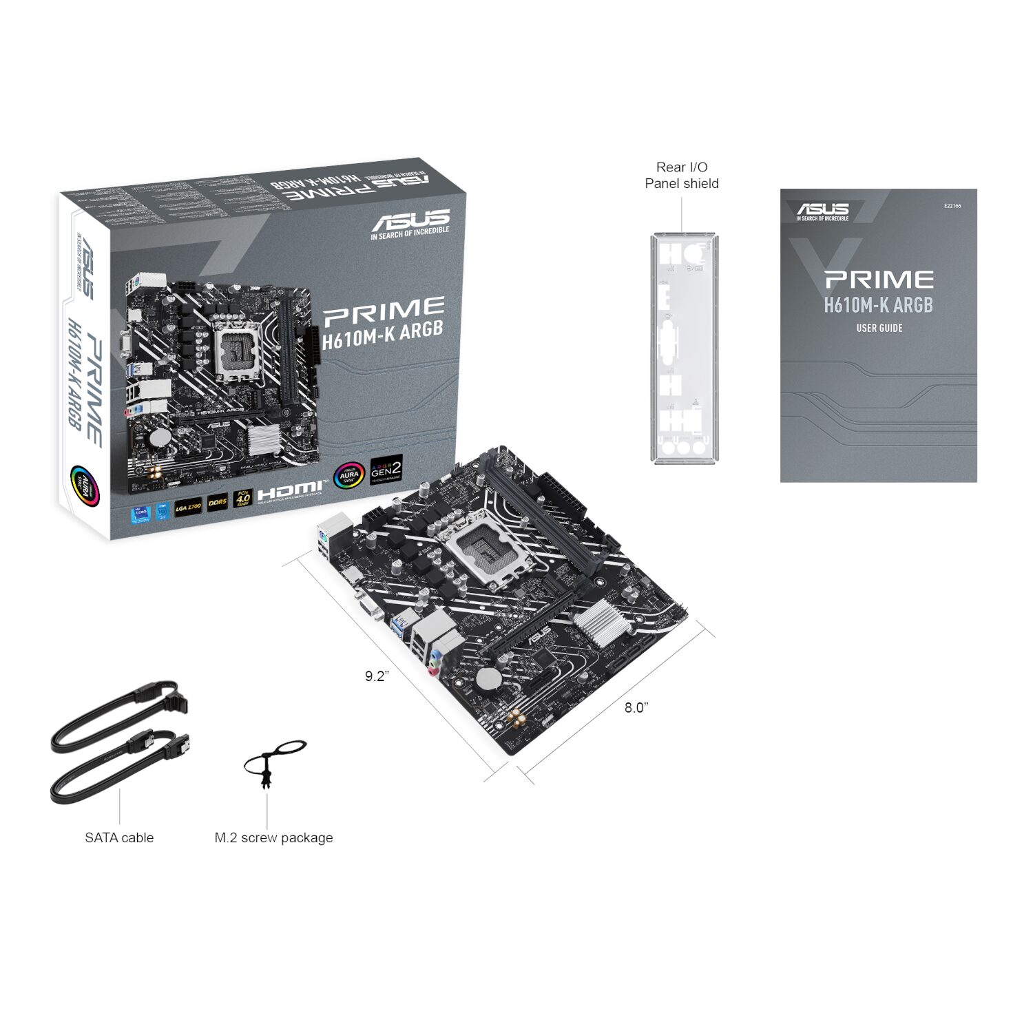 Asus PRIME H610M-R DDR5 LGA1700 Micro-ATX Motherboard - Image 7
