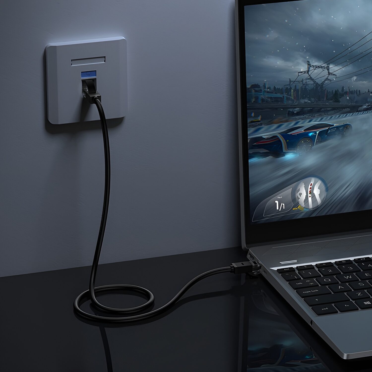 UGREEN NW102-20166 Cat6 UTP Ethernet Cable 20m - Black - Image 5