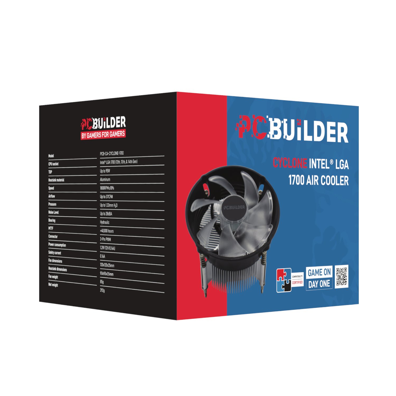 PCBuilder CYCLONE Intel® LGA 1700 Air Cooler - Image 6