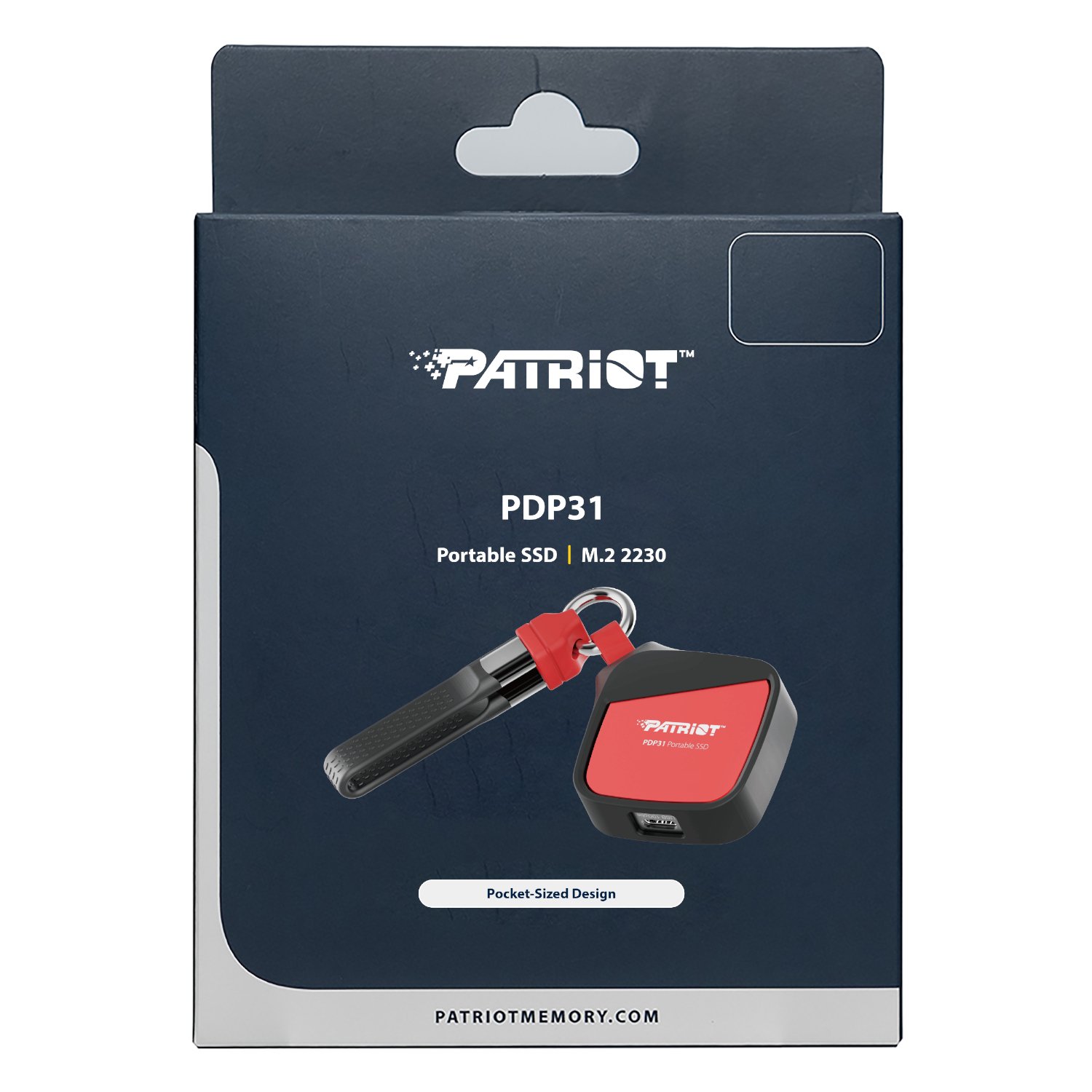 Patriot PDP31 2TB Type-C Portable SSD - Red / Black - Image 5