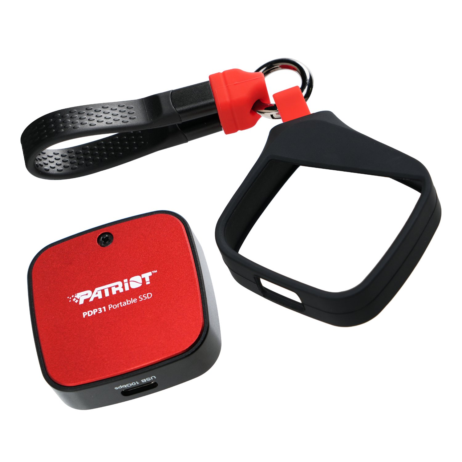 Patriot PDP31 500GB Type-C Portable SSD - Red / Black - Image 4