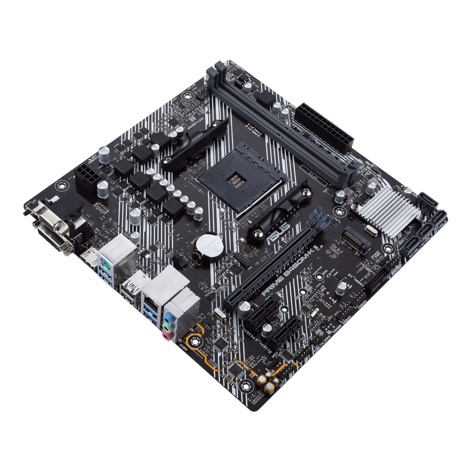 ASUS PRIME B450M-K II mATX Motherboard - AM4, DDR4, HDMI, M.2, USB3.2 - Image 4