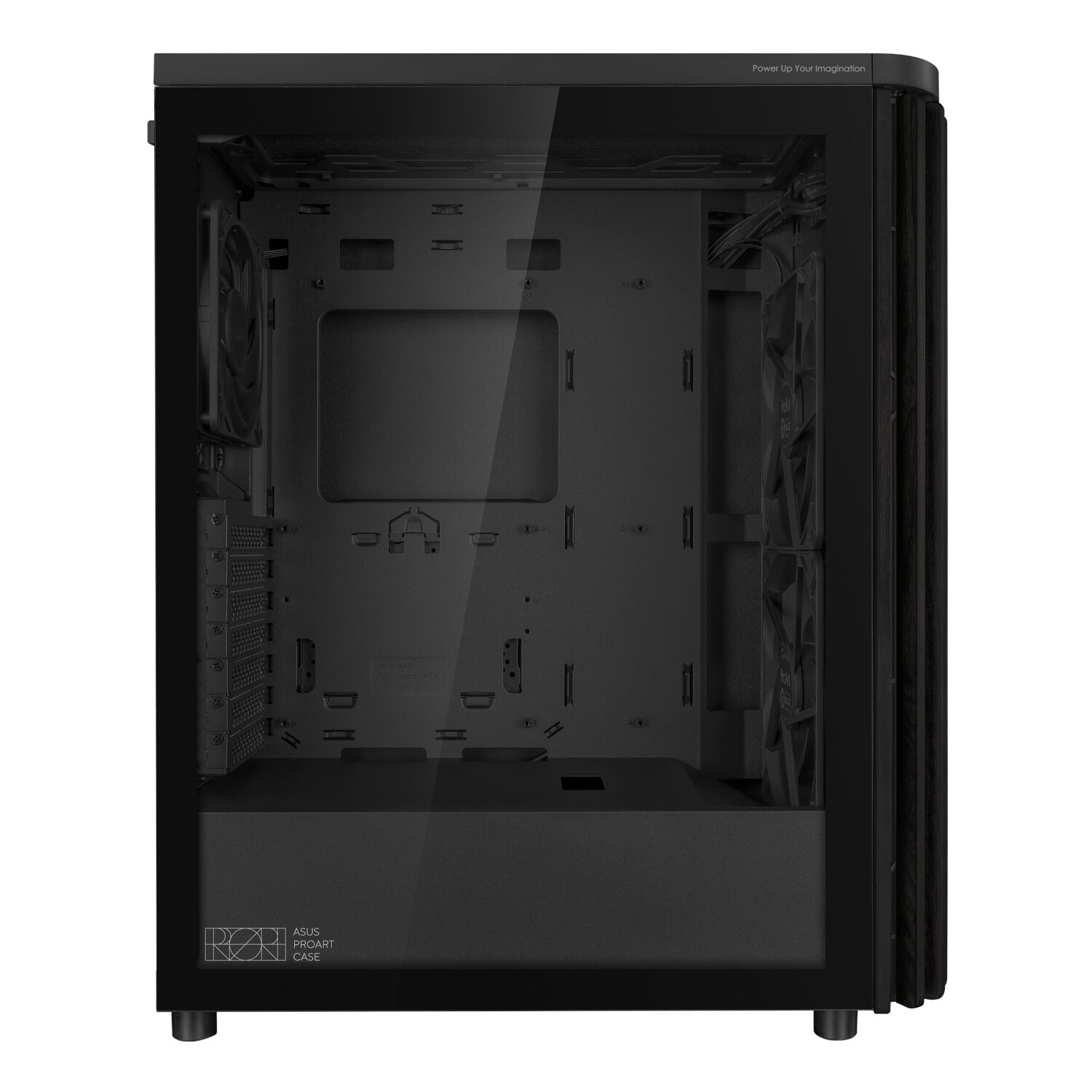 ASUS ProArt PA401 Wood Edition ATX Chassis - Black - Image 7