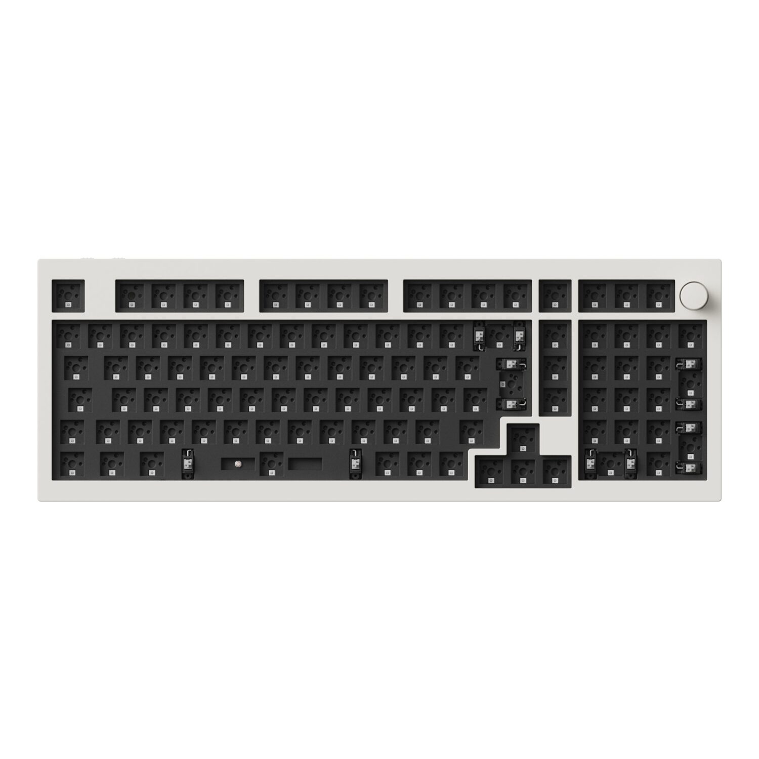 Keychron Q5M-P1 QMK/VIA Wireless Custom Keyboard - Shell White - Image 3