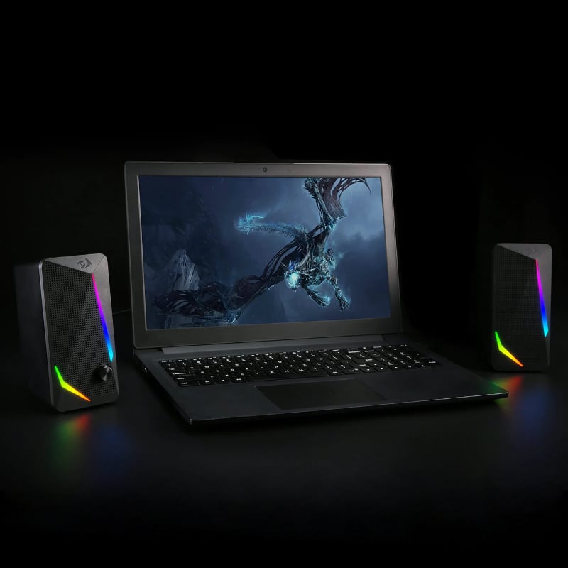 REDRAGON 2.0 Satellite Speakers WALTZ - Black - Image 7