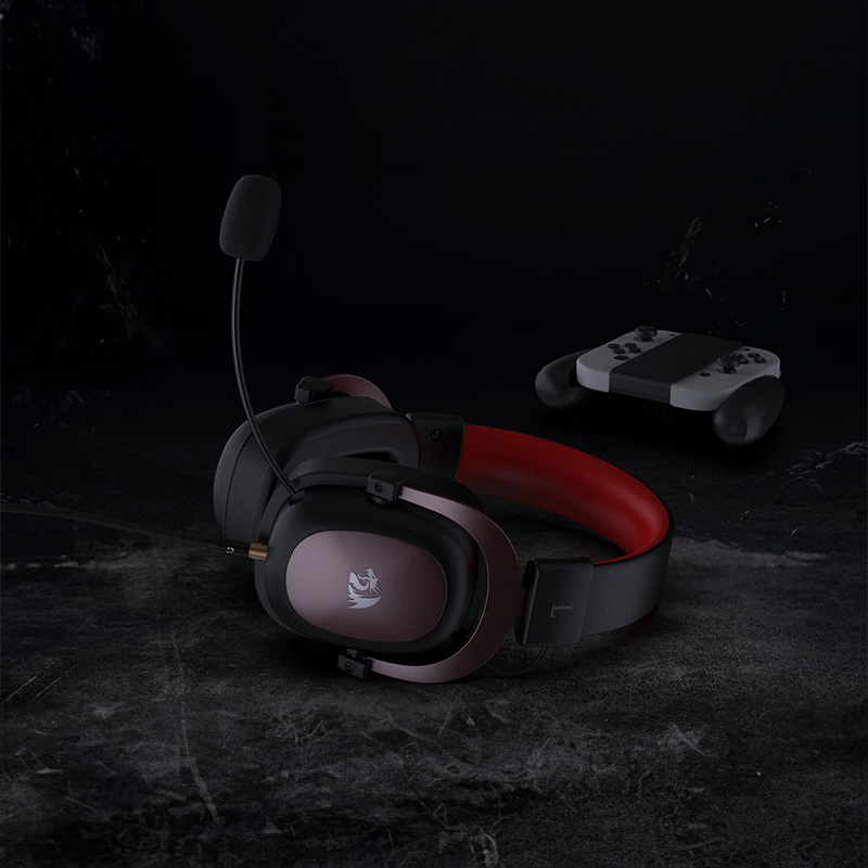 REDRAGON Over-Ear ZEUS 2 USB Gaming Headset - Black - Image 7
