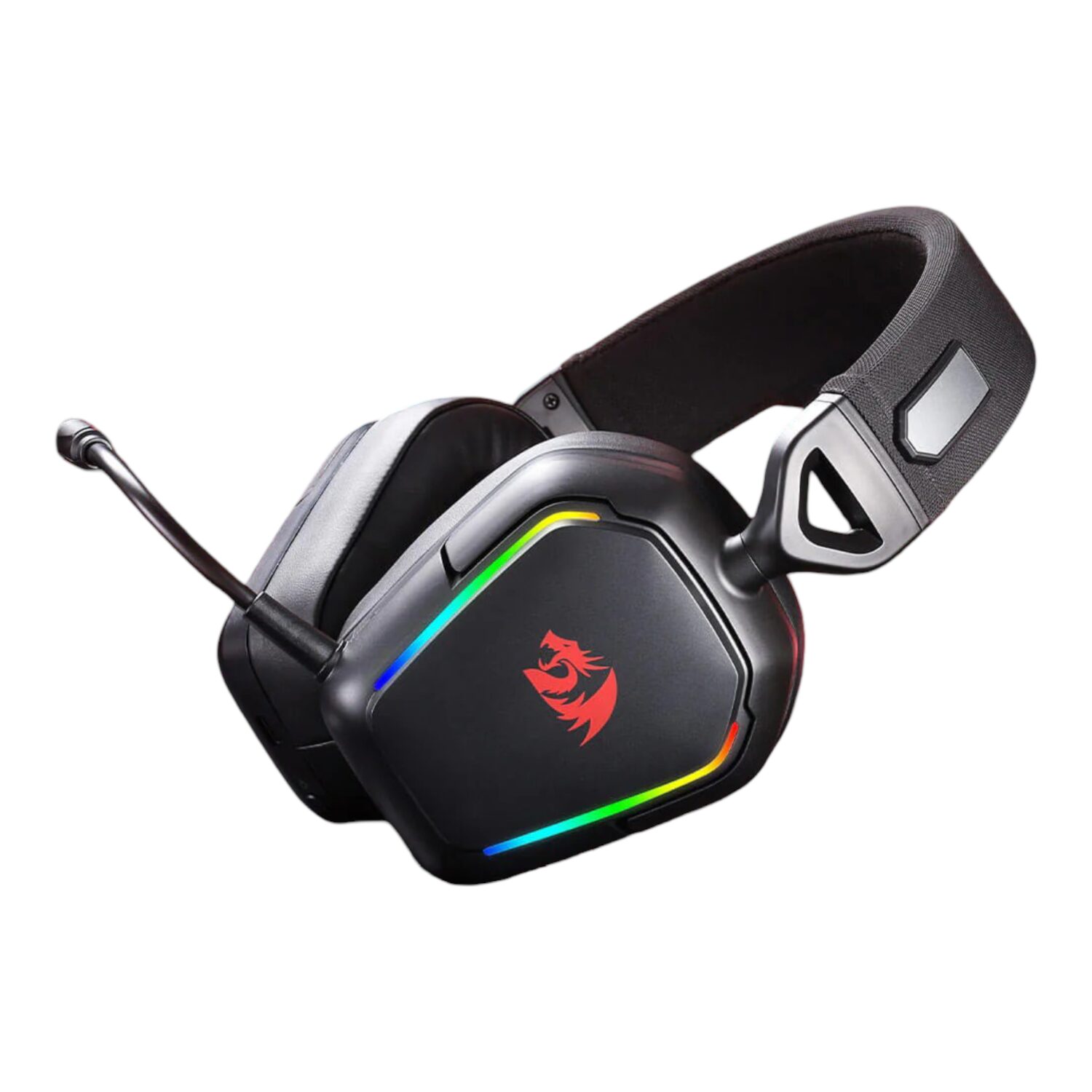 Redragon H868 RGB Wireless Gaming Headset - Black - Image 3