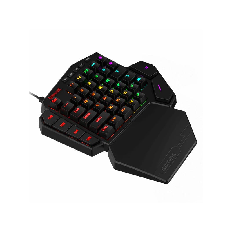 REDRAGON Diti Elite Pro One-Handed RGB Wireless Mechanical Gaming Keyboard - Black - Image 2