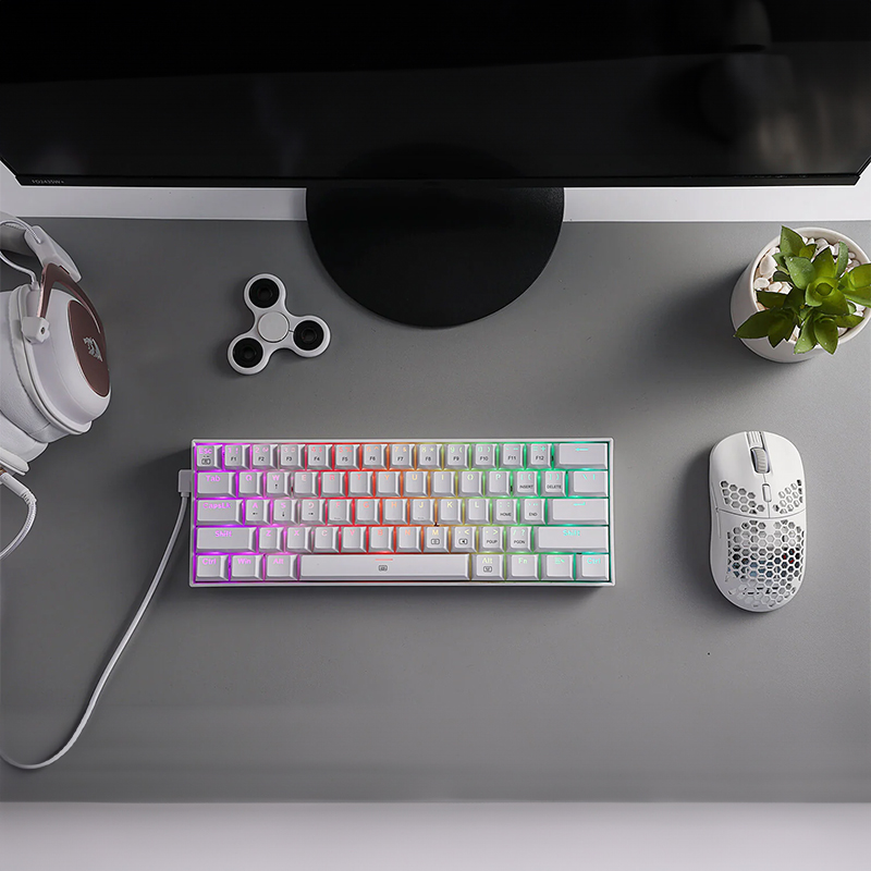 REDRAGON DRAGONBORN Wired Mechanical Keyboard RGB
67Key Design - White - Image 7