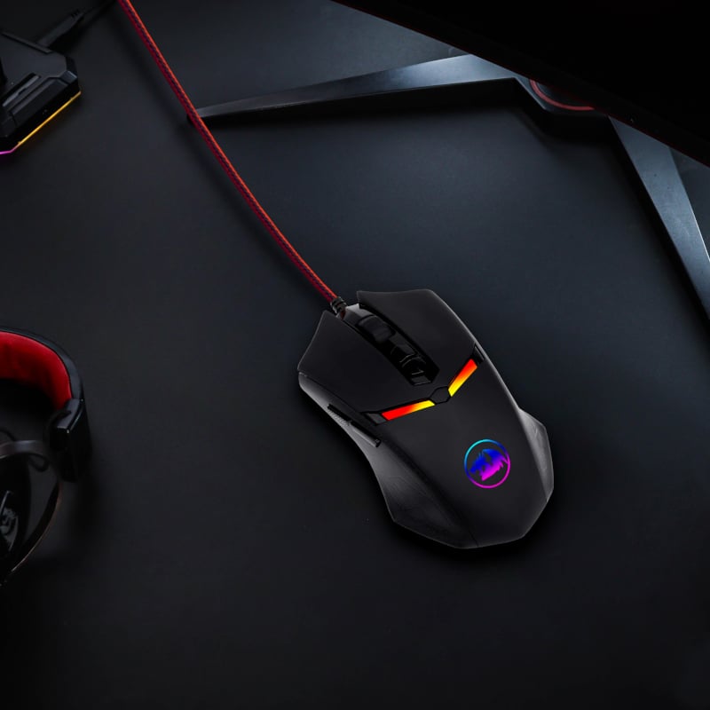 REDRAGON NEMEANLION 2 7200DPI Gaming Mouse - Black - Image 7