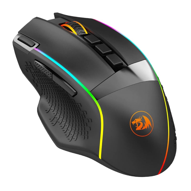 REDRAGON Enlightment 19000DPI RGB Wireless Gaming Mouse - Black - Image 2