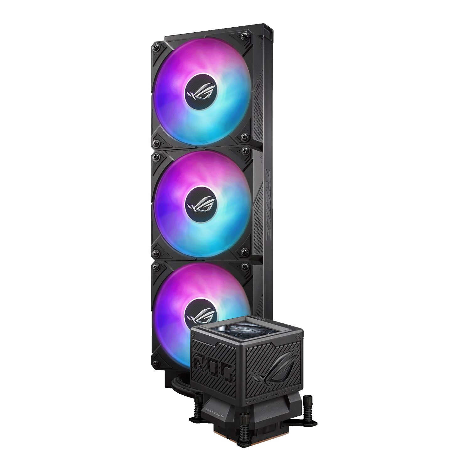 Asus ROG Ryujin III ARGB AIO Liquid Cooler - 3.5" LCD Display - Image 3