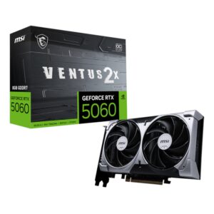 MSI GeForce RTX 5060 VENTUS 2X OC 8GB GDDR7 Graphics Card