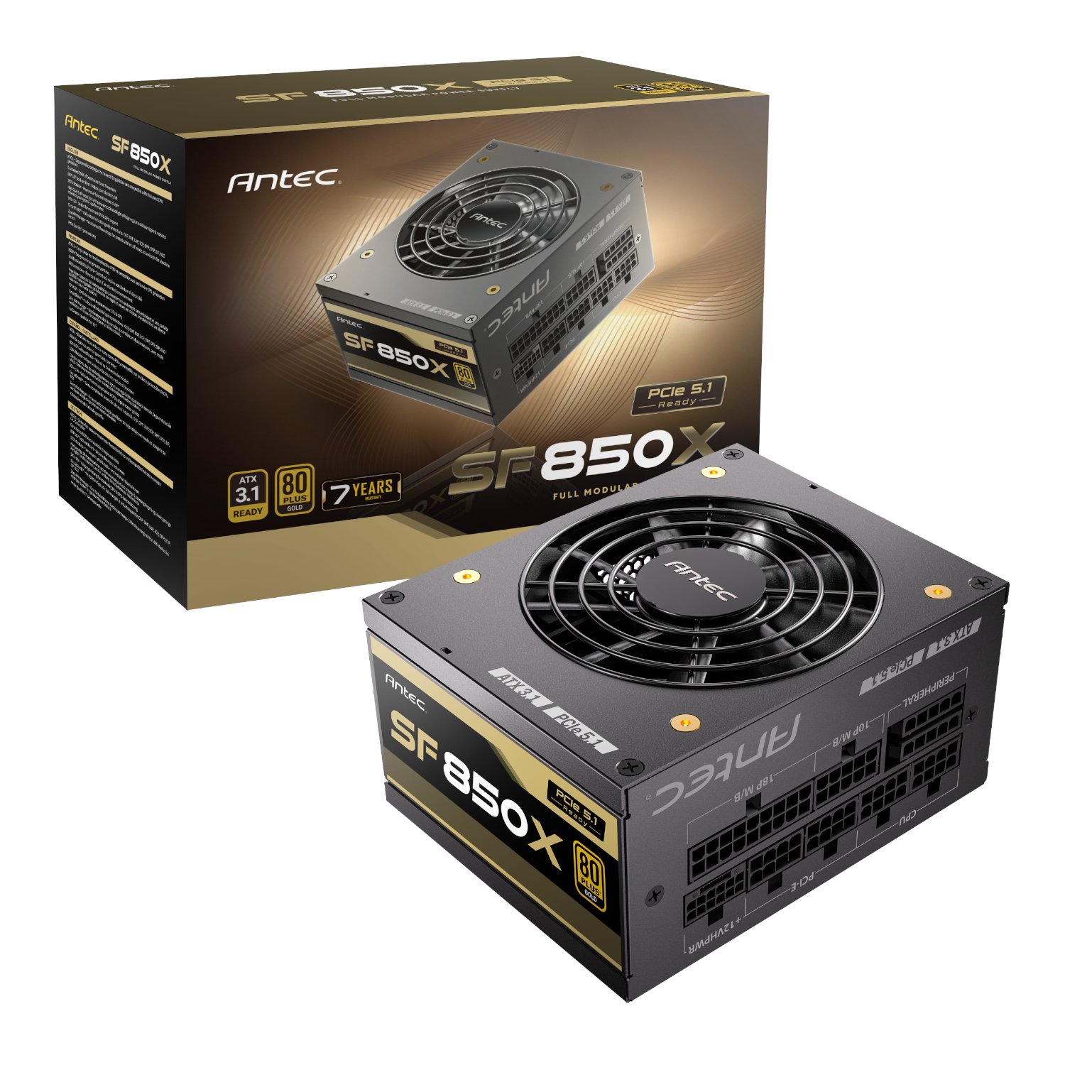 Antec SF850X SFX 4.1 ATX3.1 80 PLUS Gold Fully Modular Power Supply - Image 6
