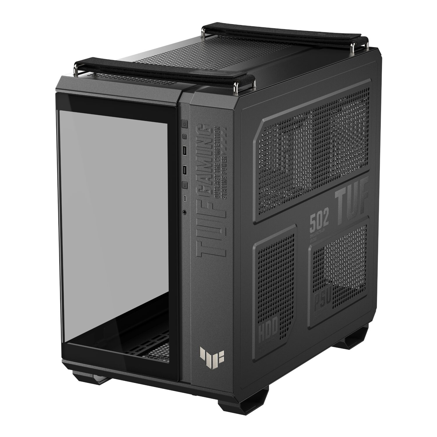 Asus TUF Gaming GT502 Horizon Mid Tower Chassis - Black - Image 2