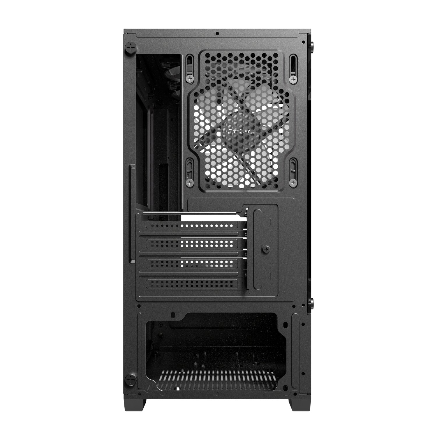 Antec VCX100M RGB Elite ATX, Micro-ATX, ITX Mini Tower Gaming Chassis – Black - Image 4