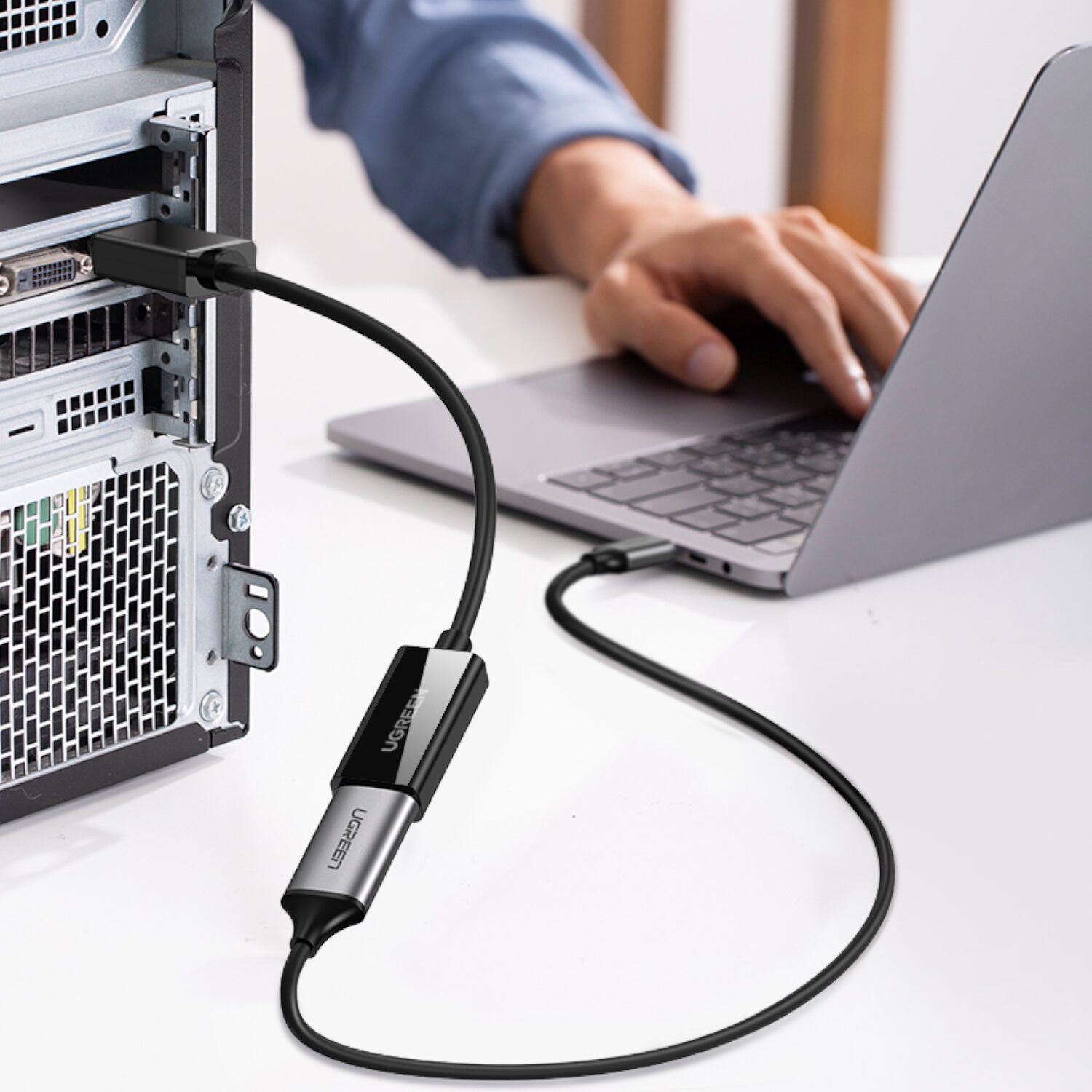 UGREEN DisplayPort to HDMI Adapter – 4K@30Hz, Male to Female Converter - Image 4