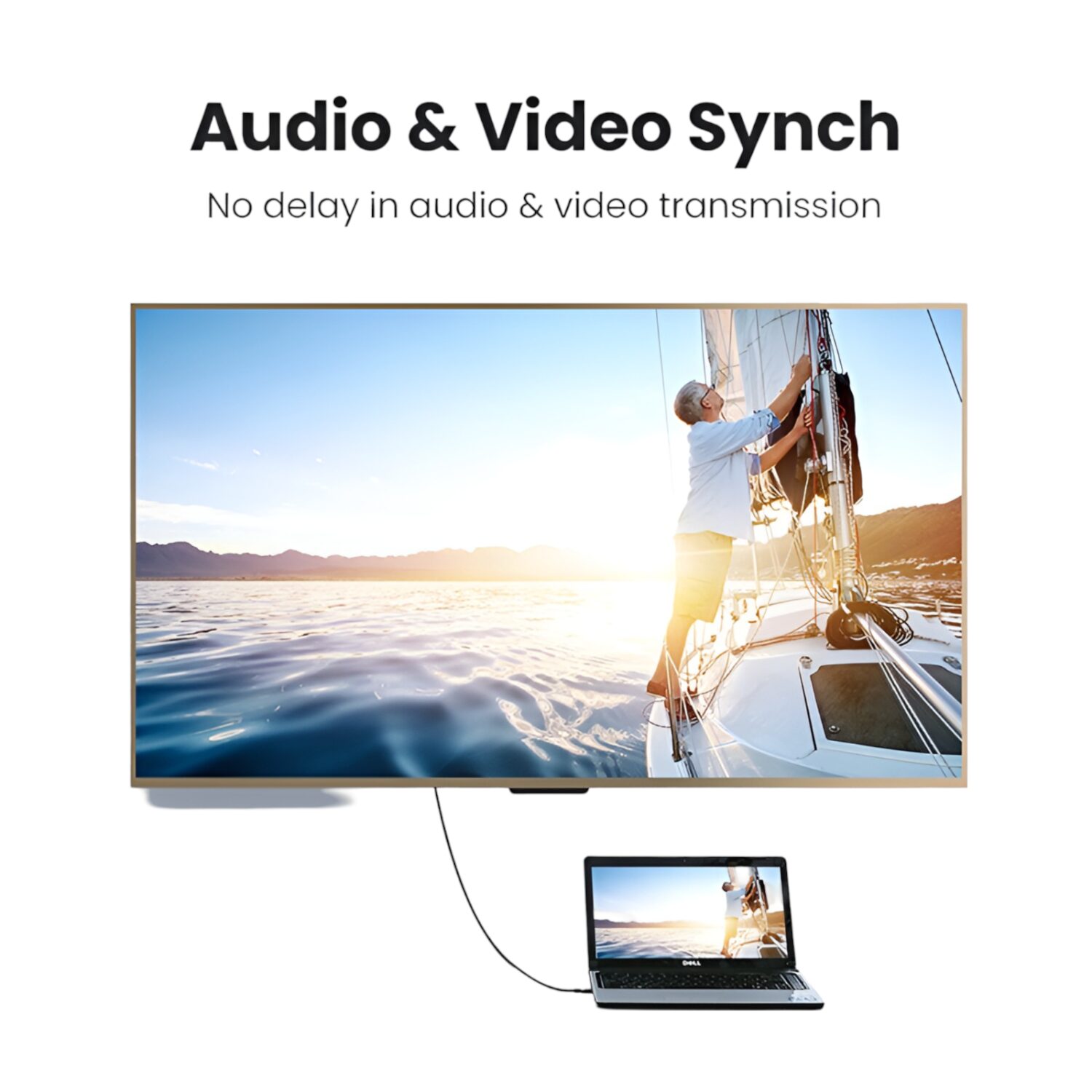 UGREEN HD101-10167 HDMI 4K Cable Male to Male 5m - Black - Image 5