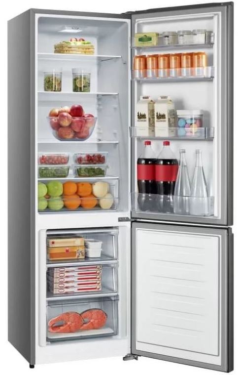 Hisense 264L Titanium Inox Combi Fridge