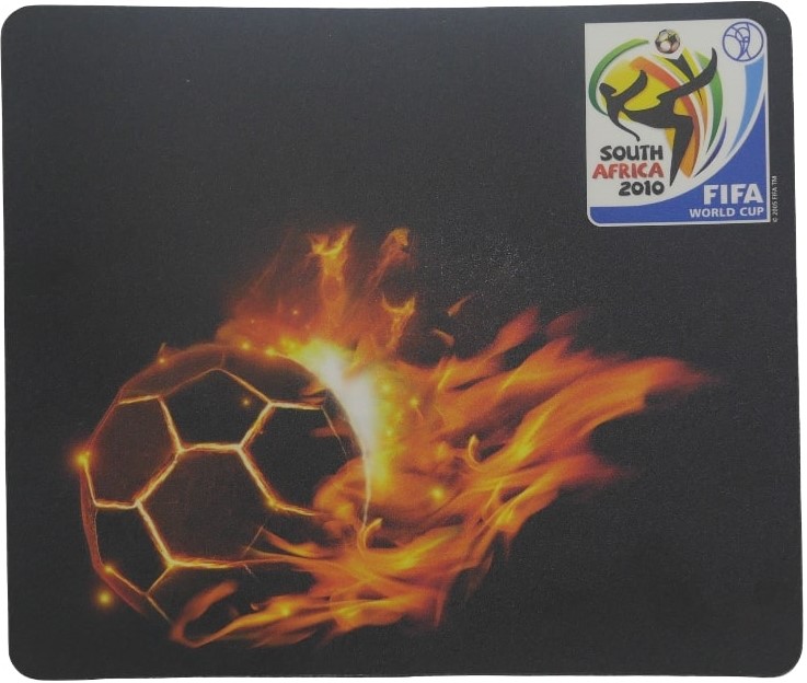 UniQue Ball On Fire Mouse Pad