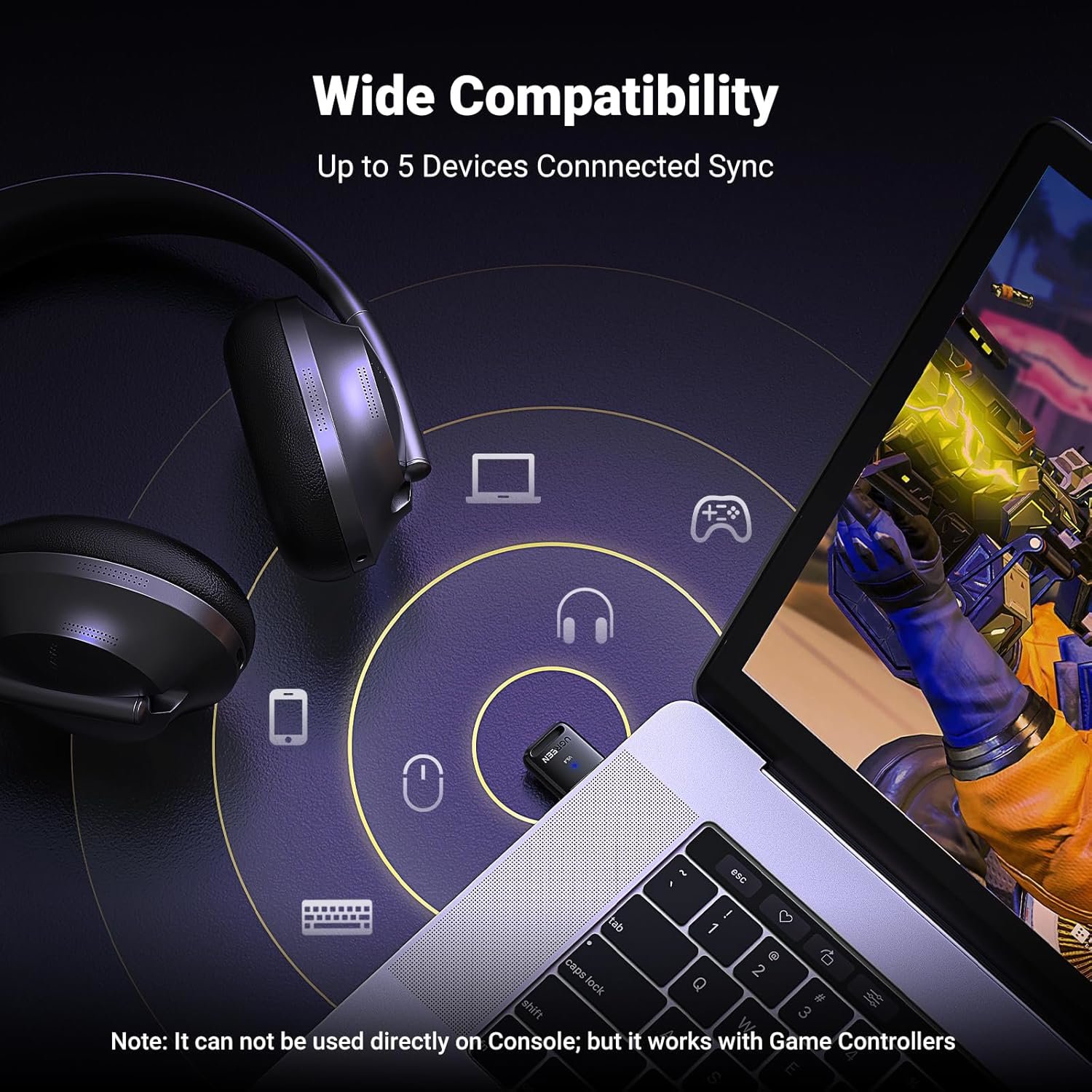 UGreen Bluetooth 5.4 USB Adapter - Image 5