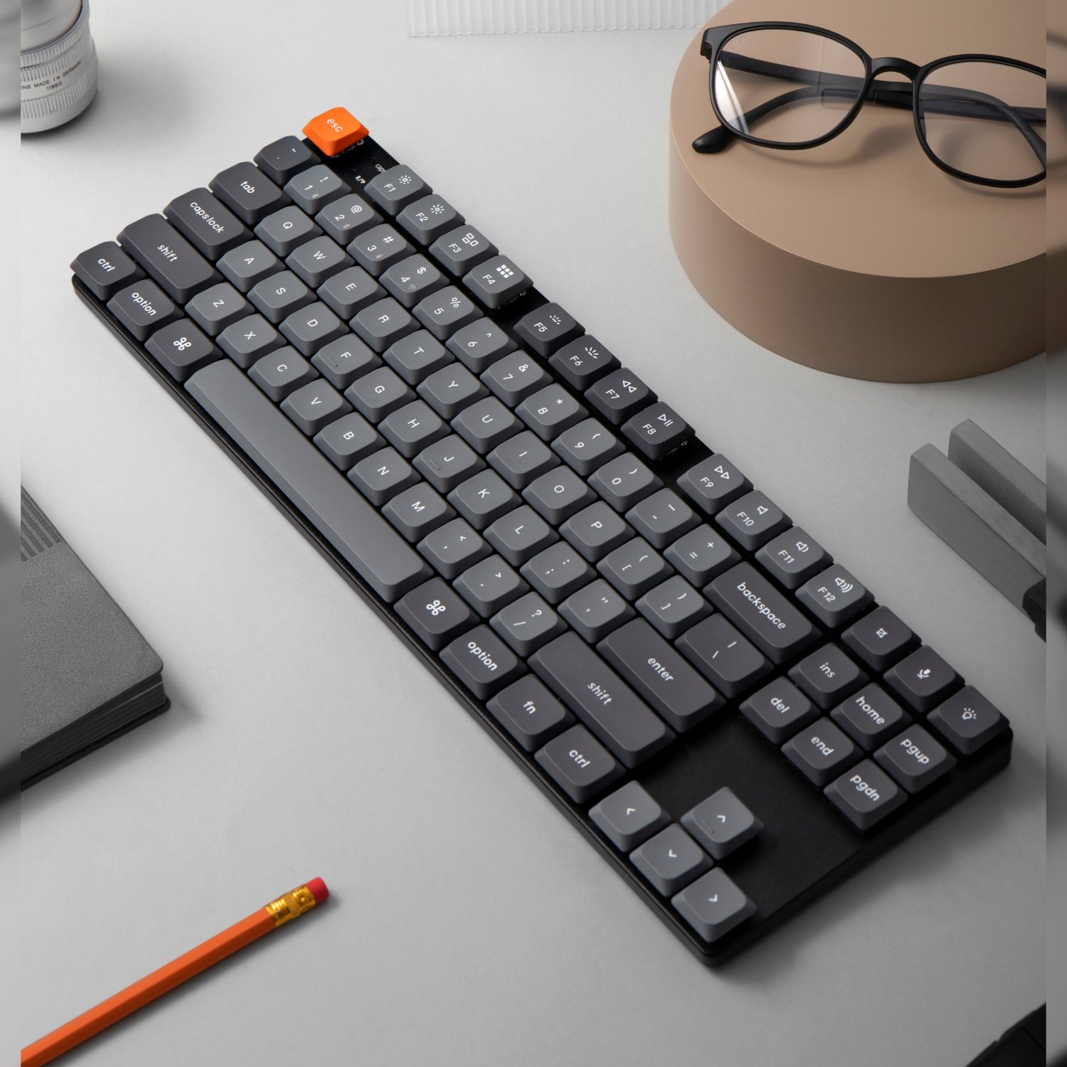 Keychron K1 Max QMK/VIA 80% Wireless Custom Mechanical Keyboard | BROWN Switches - Image 3