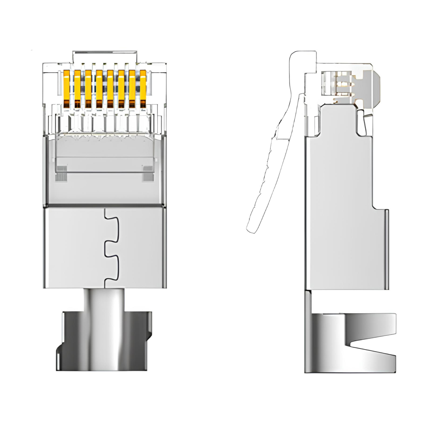 UGreen Cat7 FTP RJ45 Modular Plugs (10 Pieces) - Image 2