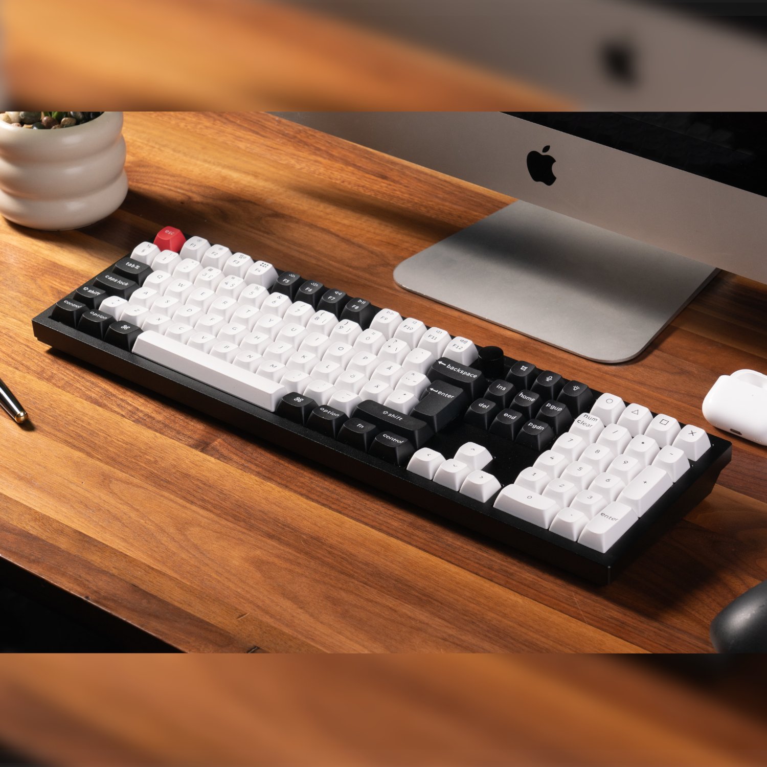 Keychron Q6 HE QMK Full-size Wireless Custom Mechanical Keyboard (Nebula Switch) – Carbon Black - Image 3