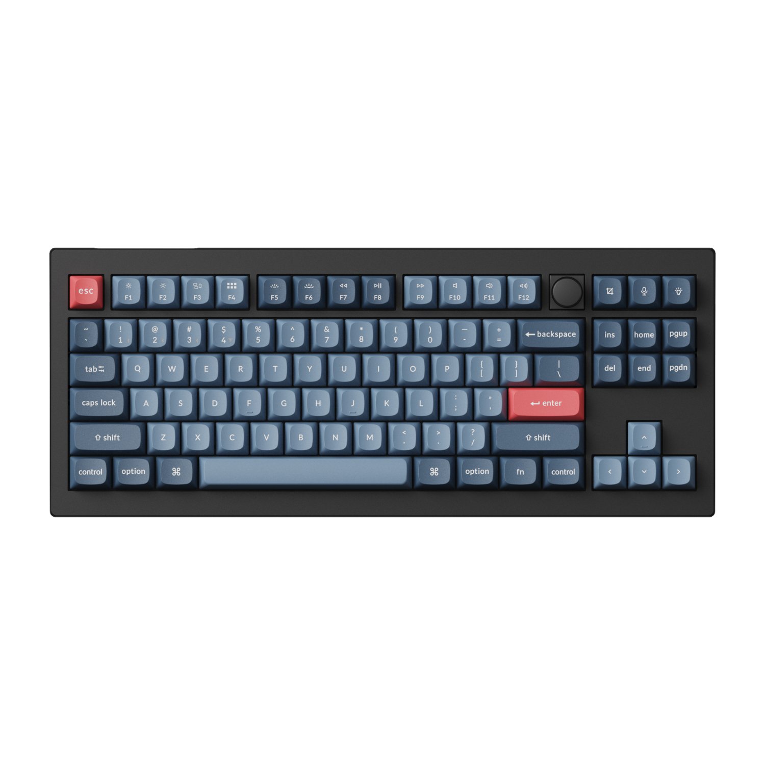 Keychron V3 Max QMK/VIA 80% Wireless Custom Mechanical Keyboard (Banana Switch) – Carbon Black - Image 2