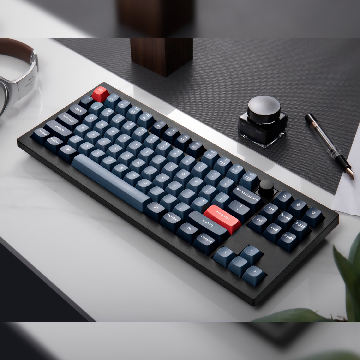 Keychron V3 Max QMK/VIA 80% Wireless Custom Mechanical Keyboard (Banana Switch) – Carbon Black - Image 3