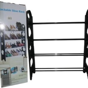 Nordic Wind 4 Tier 12 Shoes Stackable Rack