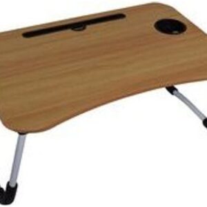 UniQue Cedar Oak Multifunctional Foldable Laptop Desk Wood