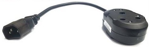 Noble 2 Port Janus Coupler with IEC Male Connector