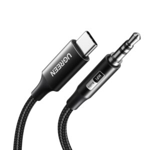 UGreen USB Type-C to 3.5mm AUX Audio Cable 3M - Black