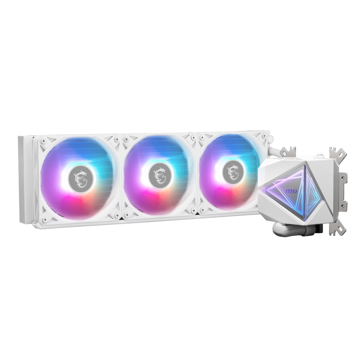 MSI MAG Coreliquid I360 ARGB AIO Liquid CPU Cooler – White - Image 2
