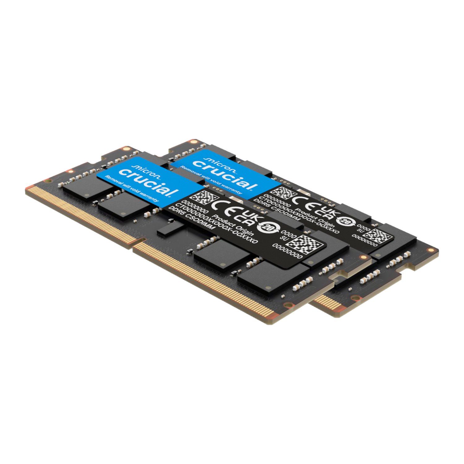 Crucial DDR5-6400 64GB CSODIMM Notebook Memory Kit (2 x 32GB) - Image 3