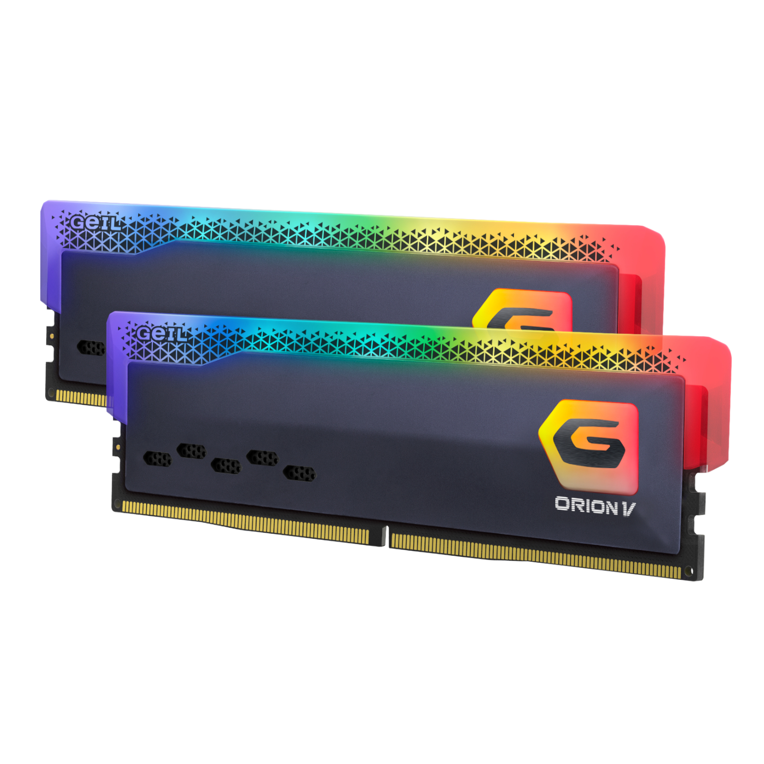 Geil Orion V RGB 32GB 6000MHz DDR5 Desktop Gaming Memory Kit (2 x 16GB) – Grey - Image 3