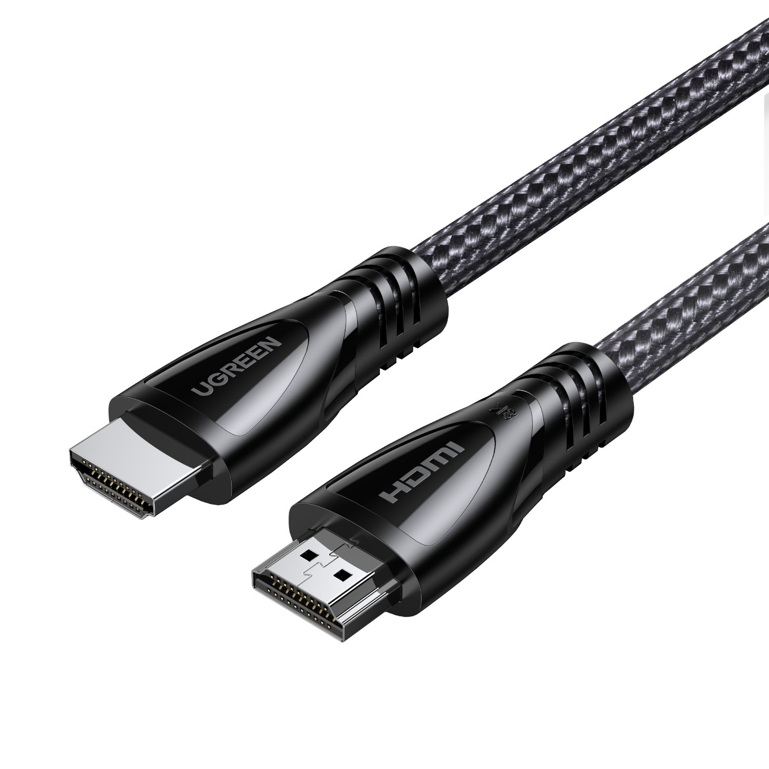 UGreen HDMI 2.1 Male to Male Cable 2M (8K@60Hz | 4K@120Hz) – Black