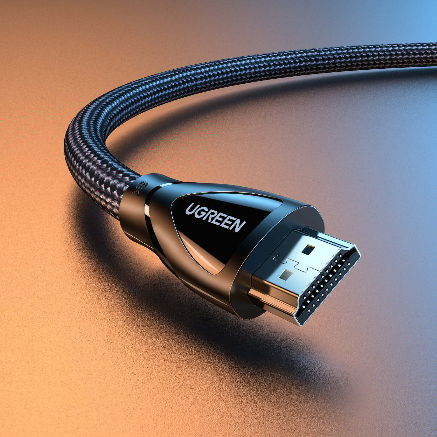 UGreen HDMI 2.1 Male to Male Cable 2M (8K@60Hz | 4K@120Hz) – Black - Image 5