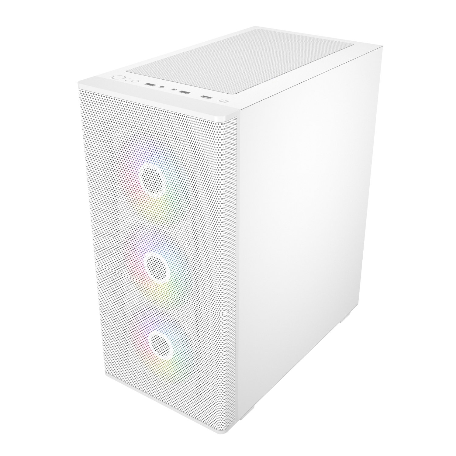 FSP M220 ATX Mid Tower Gaming Chassis - White - Image 3