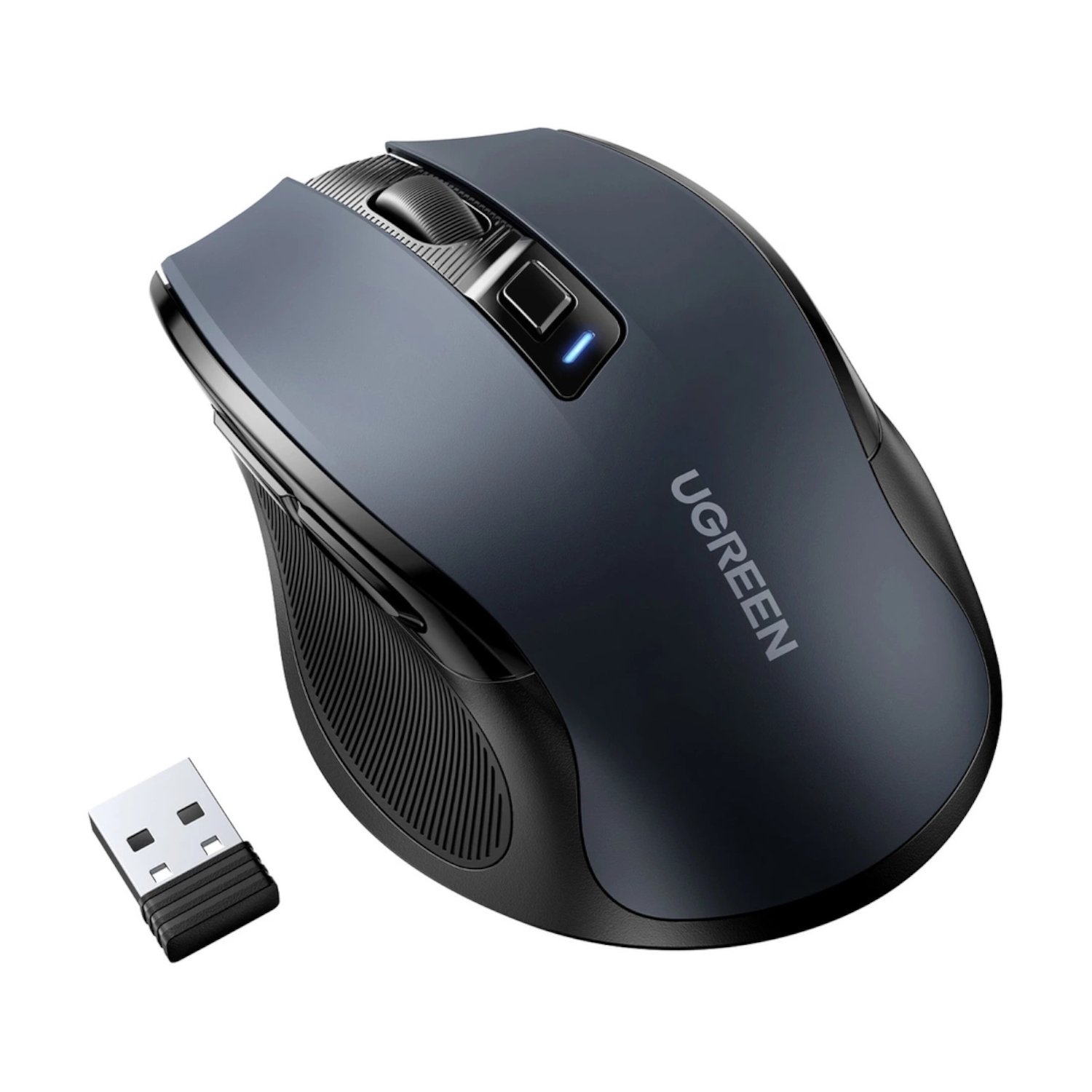 UGreen MU006 2.4GHz Wireless Optical Mouse – Black - Image 2