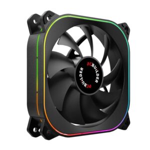 PCBuilder TORNADO CHILL 120mm ARGB Fan - Black