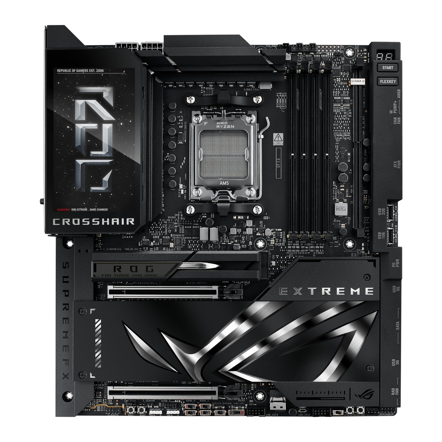 Asus ROG Crosshair X870E EXTREME AM5 E-ATX Gaming Motherboard - Image 2