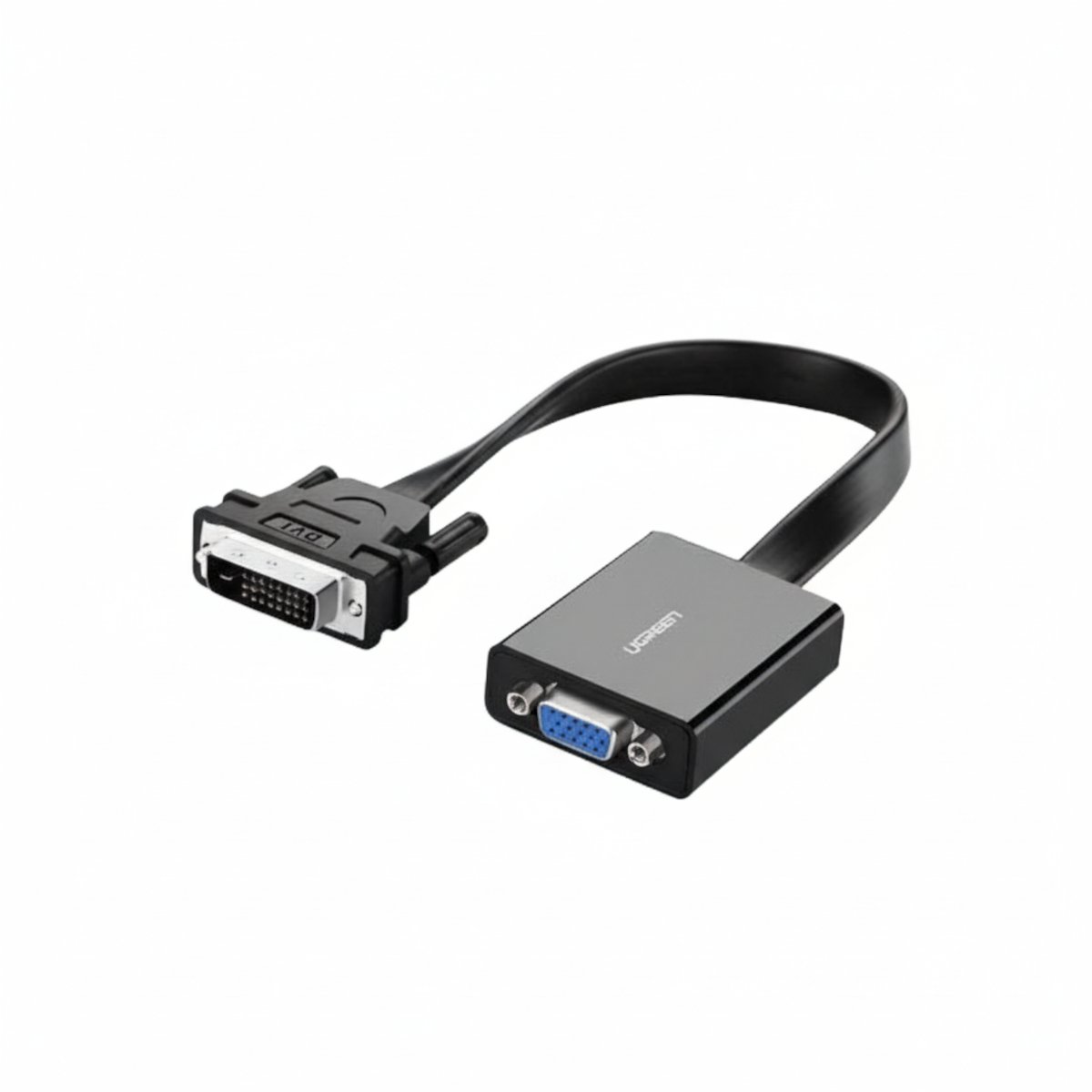 UGreen DVI-D 24+1 to VGA Active Video Adapter (Male to Female) – Black - Image 3