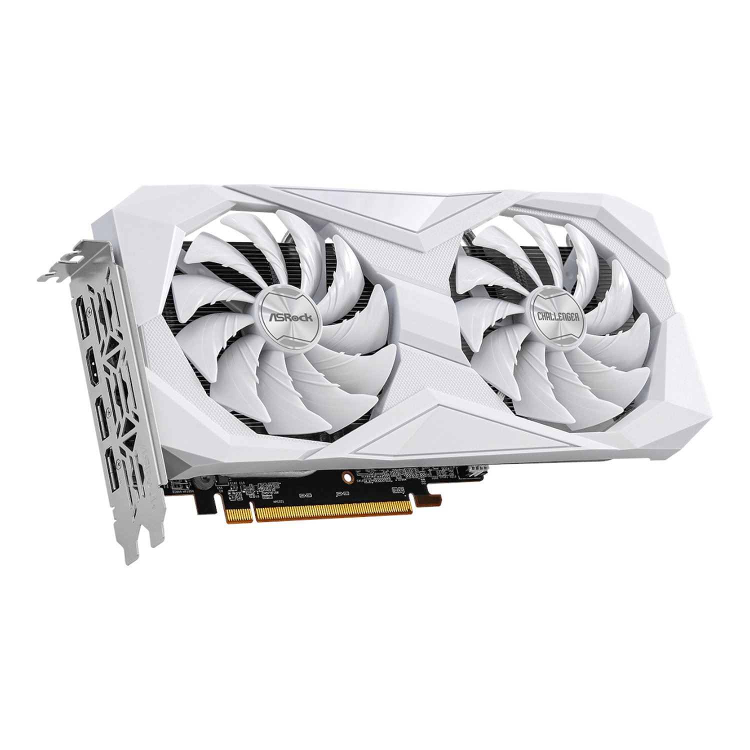 ASRock Radeon RX6600 Challenger D 8G GDDR6 128-BIT Graphics Card - White - Image 3